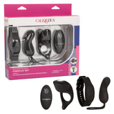 Silicone Remote Foreplay Set with Curved Stimulator and Ring > Sex Toys > Sex Kits